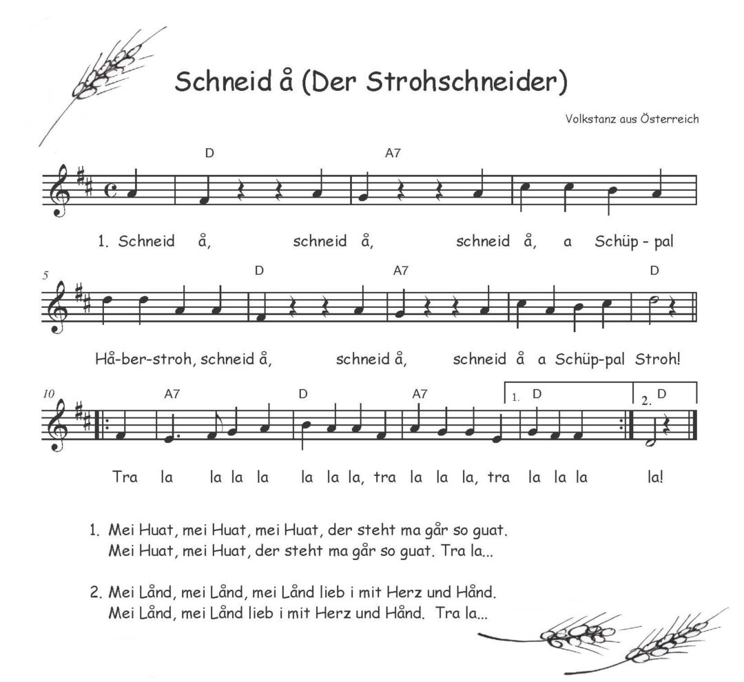 Schneid å (Der Strohschneider)